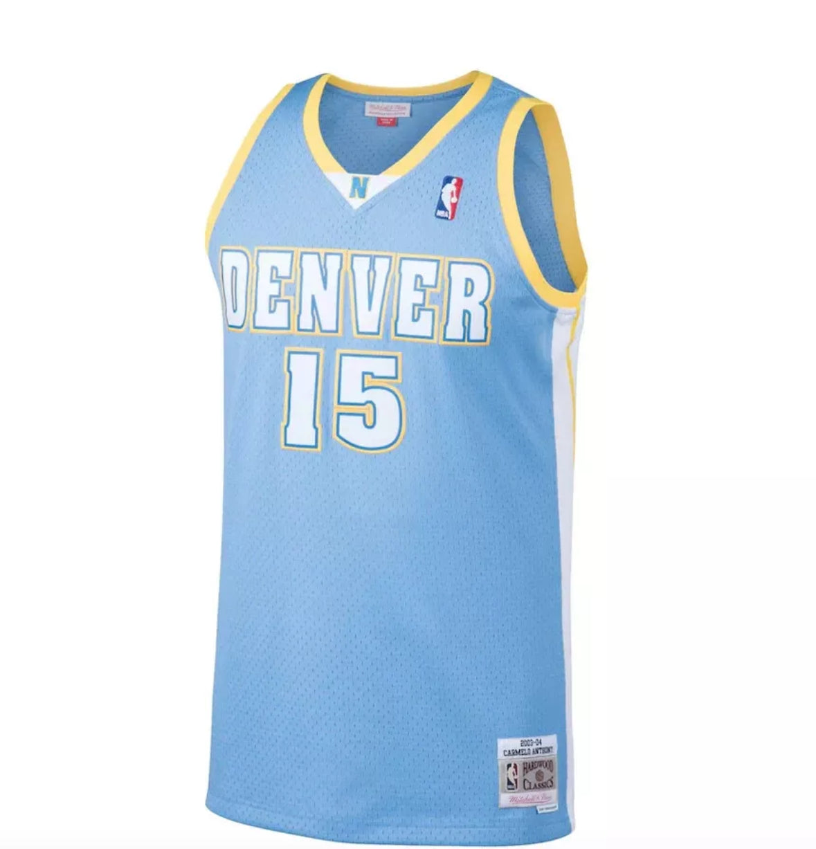 New 2003-04 Carmelo Anthony #15 Denver Nuggets Mens Mitchell & Ness Jersey