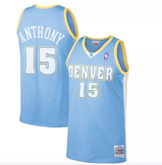 New 2003-04 Carmelo Anthony #15 Denver Nuggets Mens Mitchell & Ness Jersey